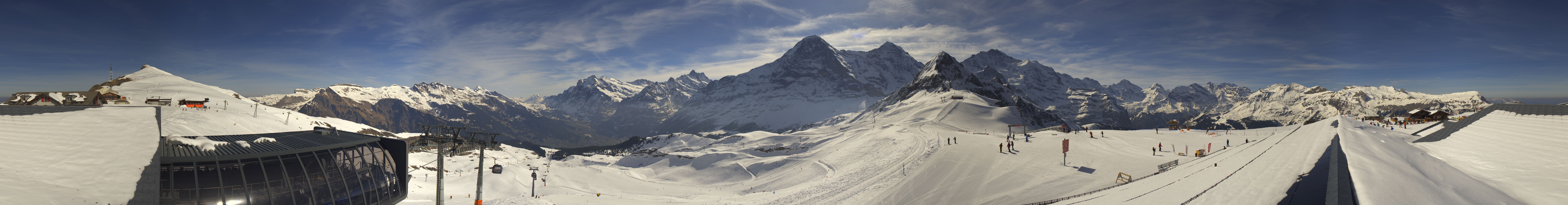 Archived image Webcam Panoramic view from the Männlichen