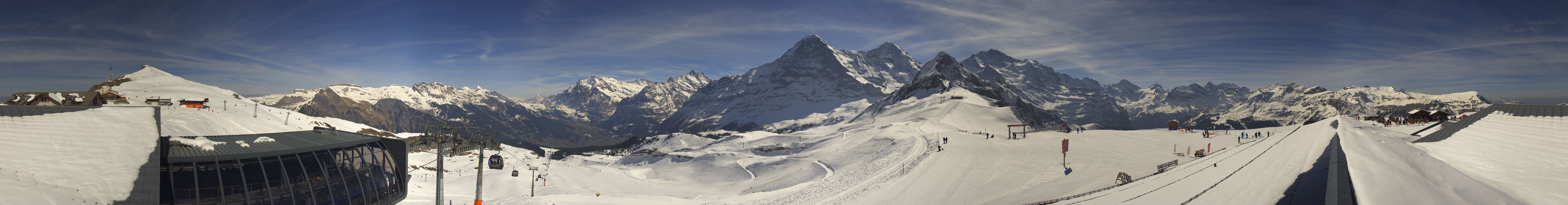 Archived image Webcam Panoramic view from the Männlichen