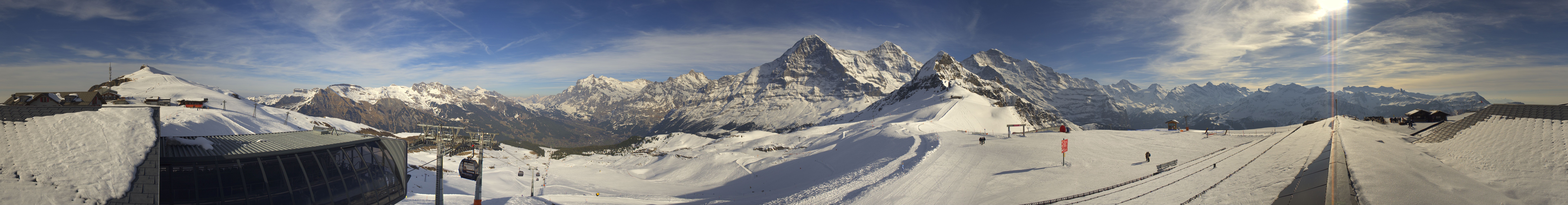 Archived image Webcam Panoramic view from the Männlichen