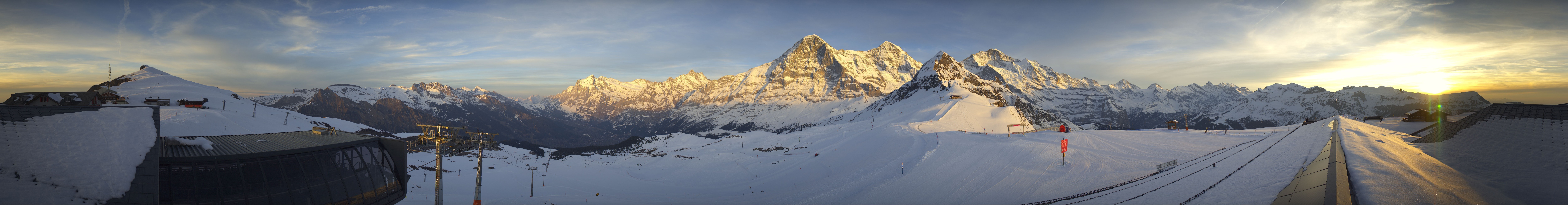 Archived image Webcam Panoramic view from the Männlichen