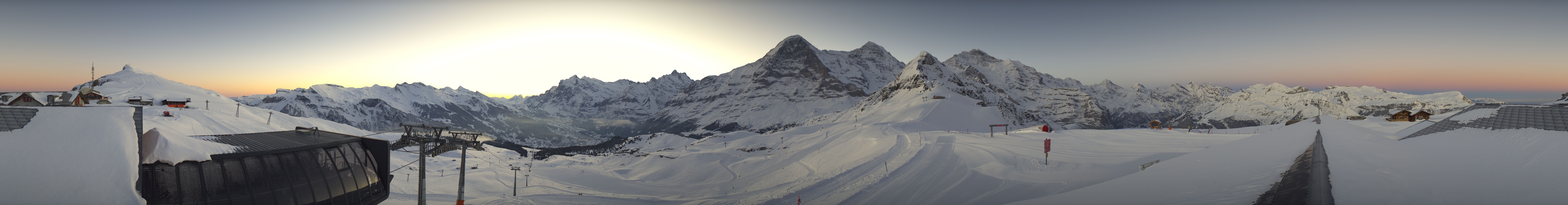 Archived image Webcam Panoramic view from the Männlichen