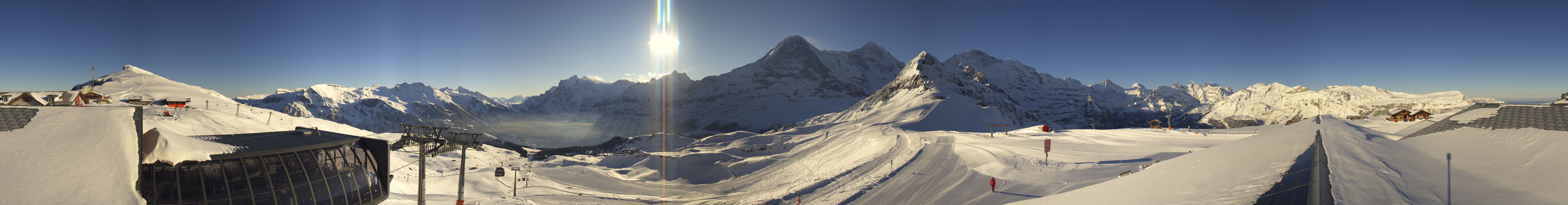 Archived image Webcam Panoramic view from the Männlichen