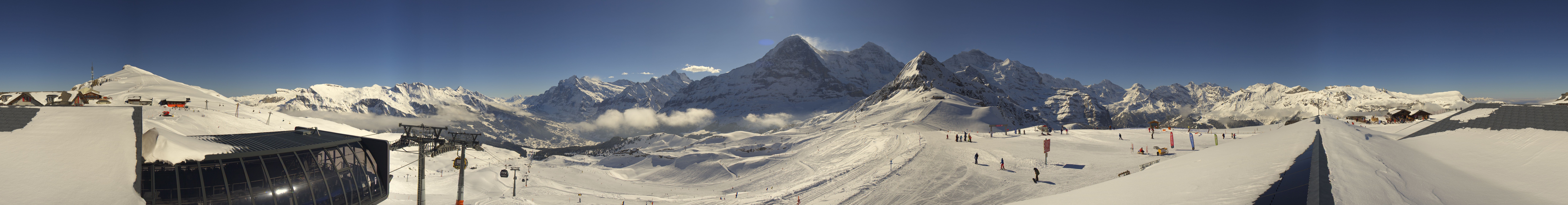 Archived image Webcam Panoramic view from the Männlichen