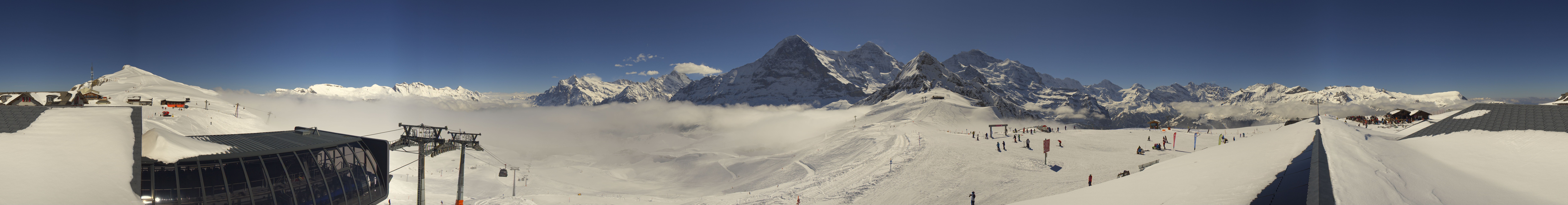 Archived image Webcam Panoramic view from the Männlichen