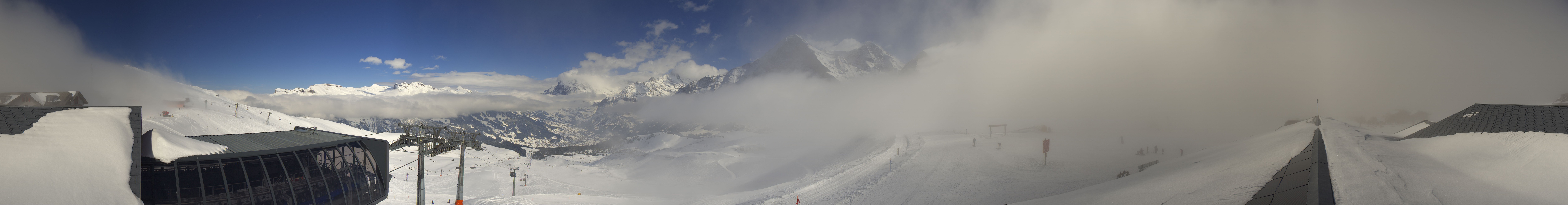 Archived image Webcam Panoramic view from the Männlichen