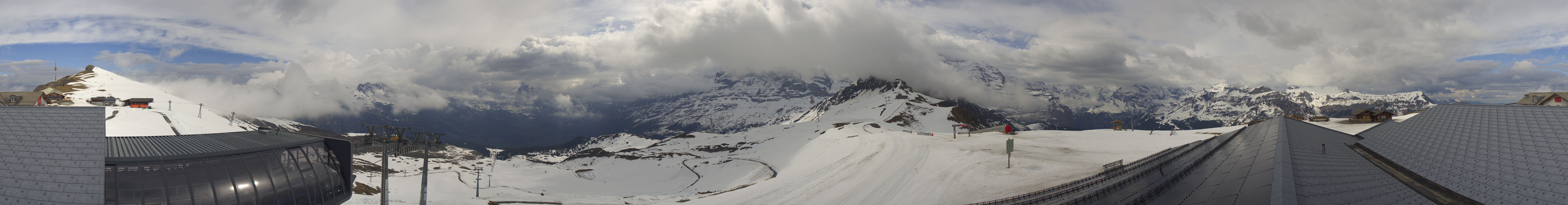 Archived image Webcam Panoramic view from the Männlichen