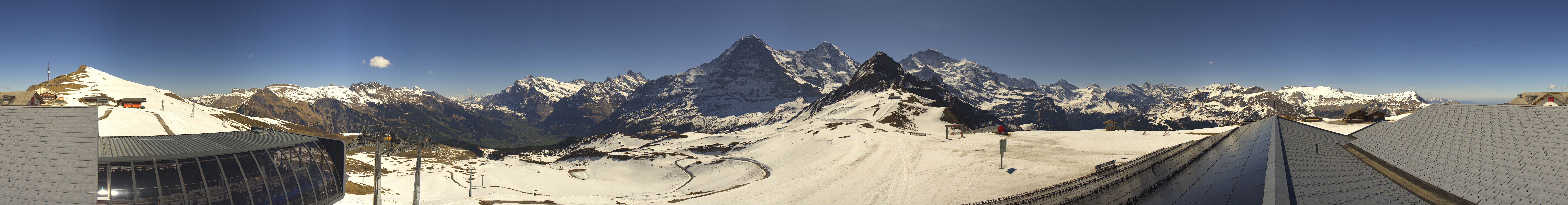 Archived image Webcam Panoramic view from the Männlichen