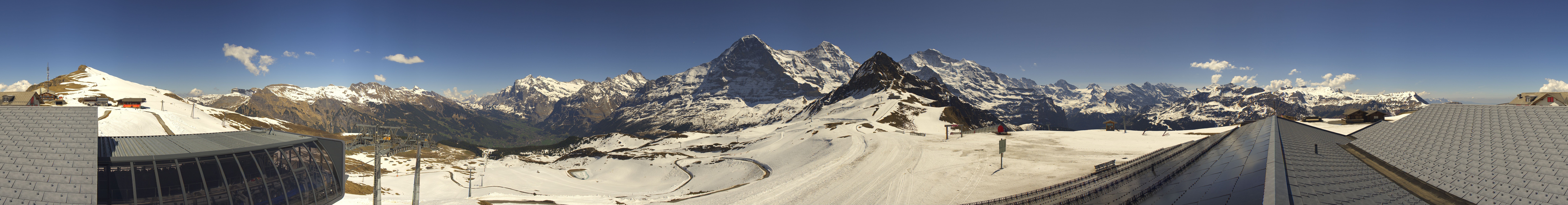 Archived image Webcam Panoramic view from the Männlichen