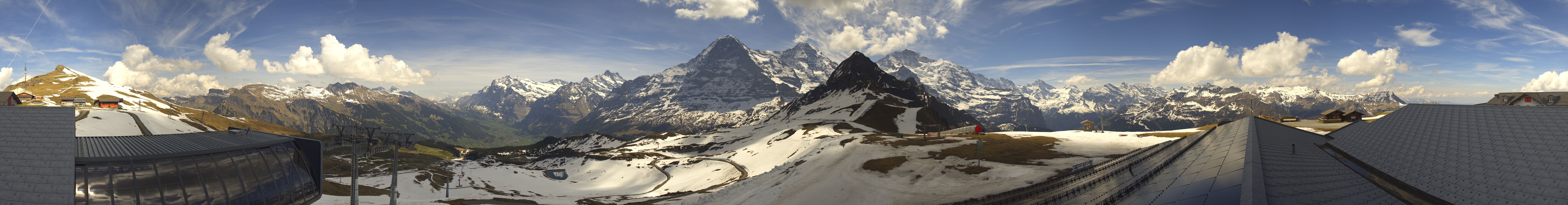 Archived image Webcam Panoramic view from the Männlichen