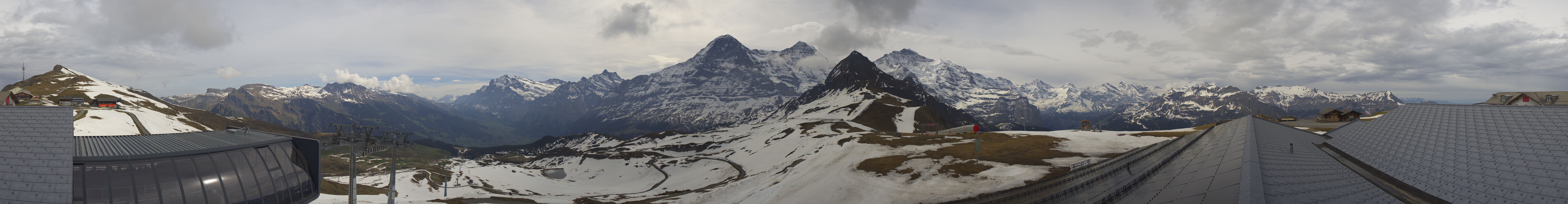 Archived image Webcam Panoramic view from the Männlichen