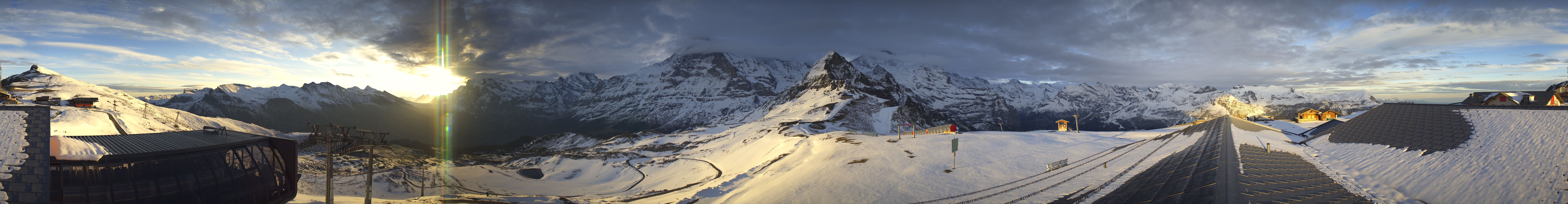 Archived image Webcam Panoramic view from the Männlichen