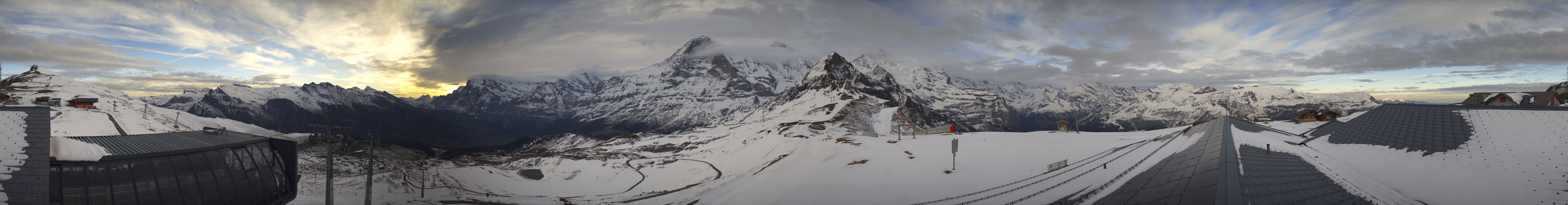 Archived image Webcam Panoramic view from the Männlichen