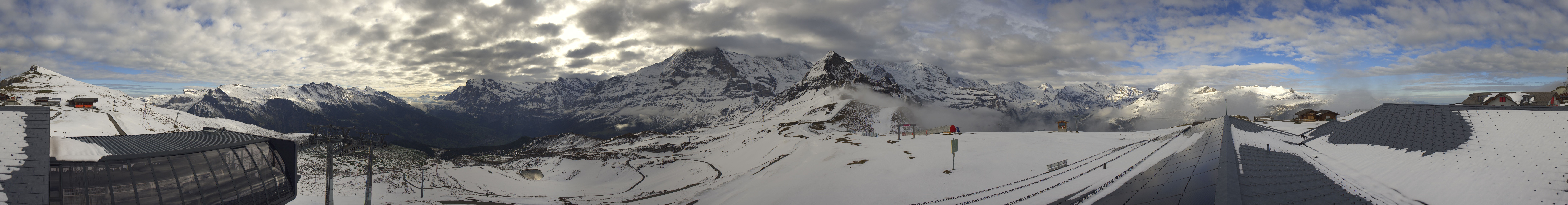 Archived image Webcam Panoramic view from the Männlichen