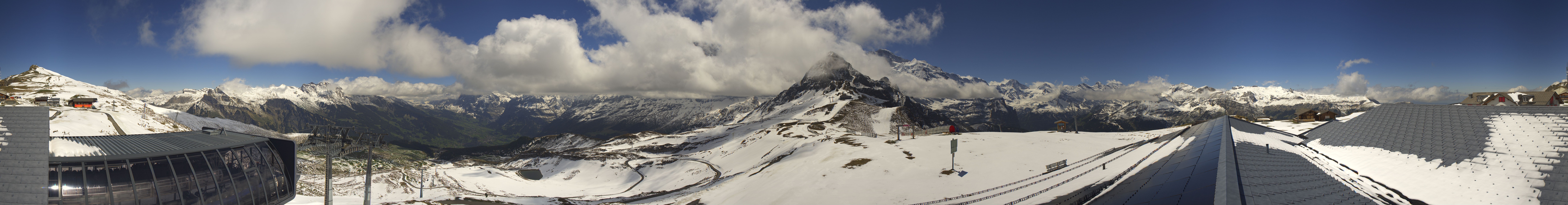 Archived image Webcam Panoramic view from the Männlichen