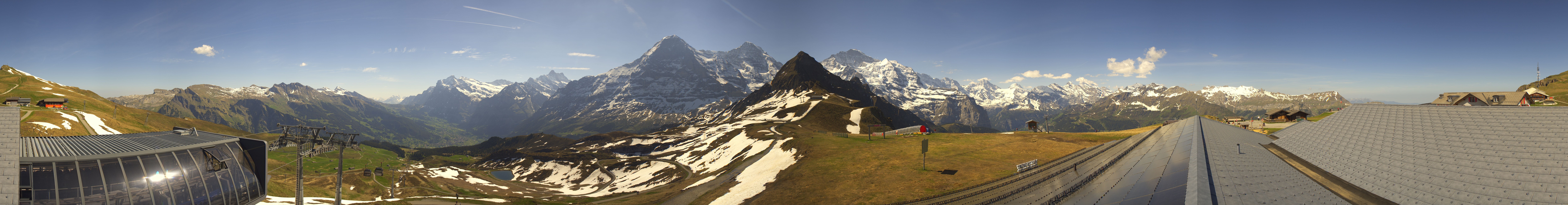 Archived image Webcam Panoramic view from the Männlichen