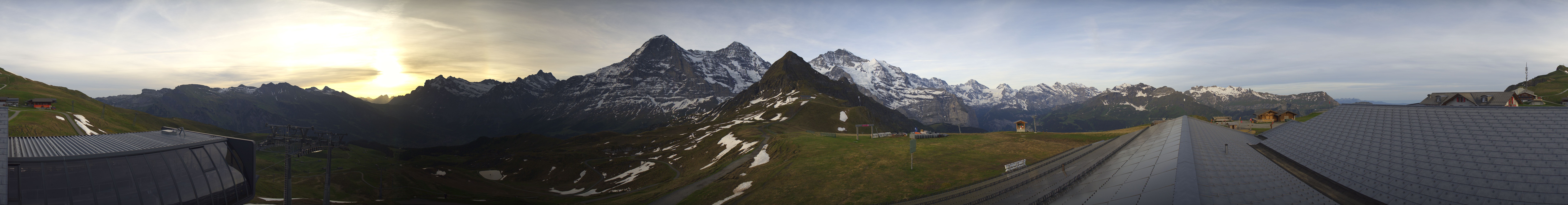 Archived image Webcam Panoramic view from the Männlichen