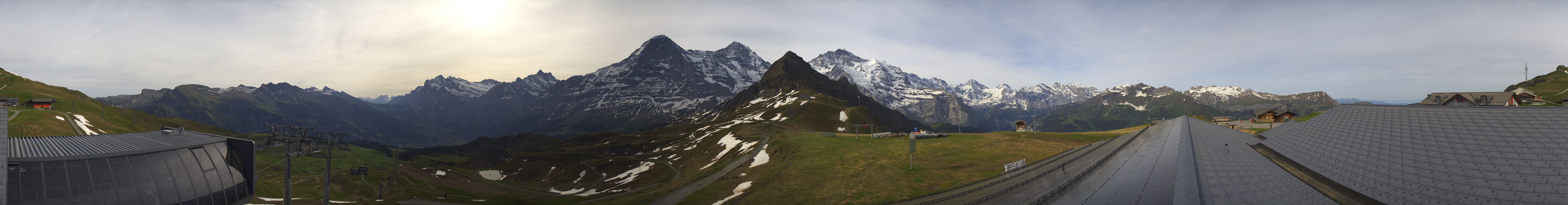 Archived image Webcam Panoramic view from the Männlichen