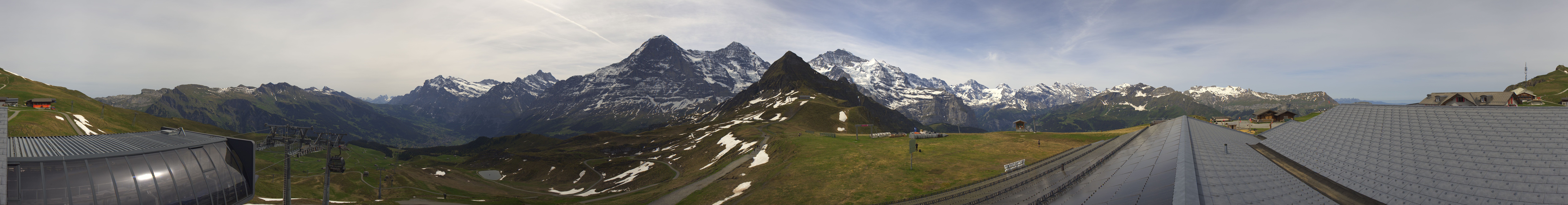Archived image Webcam Panoramic view from the Männlichen