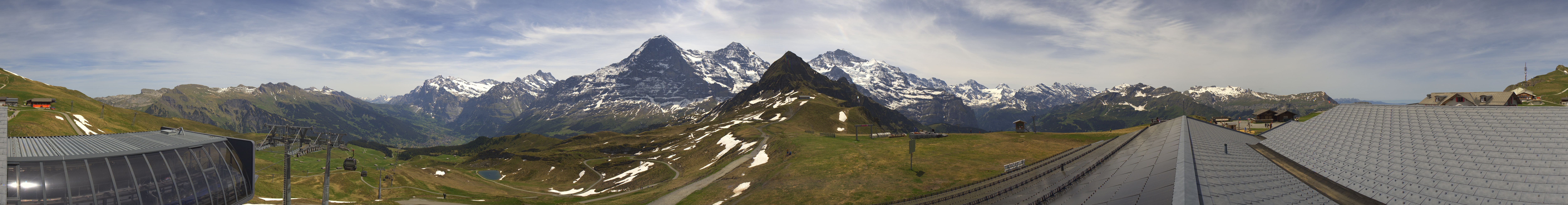 Archived image Webcam Panoramic view from the Männlichen