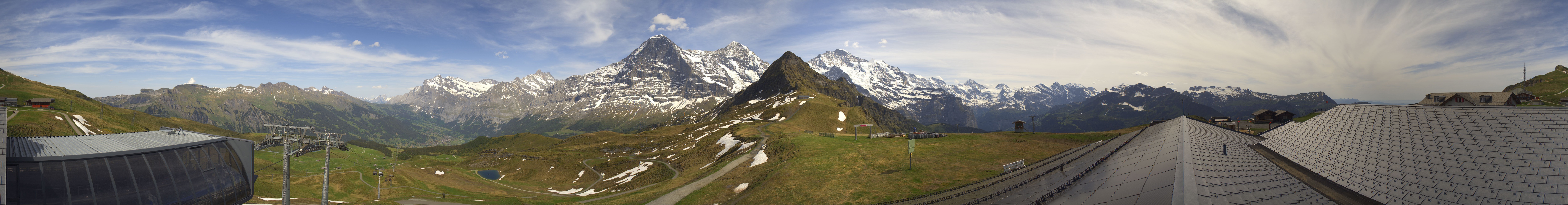 Archived image Webcam Panoramic view from the Männlichen