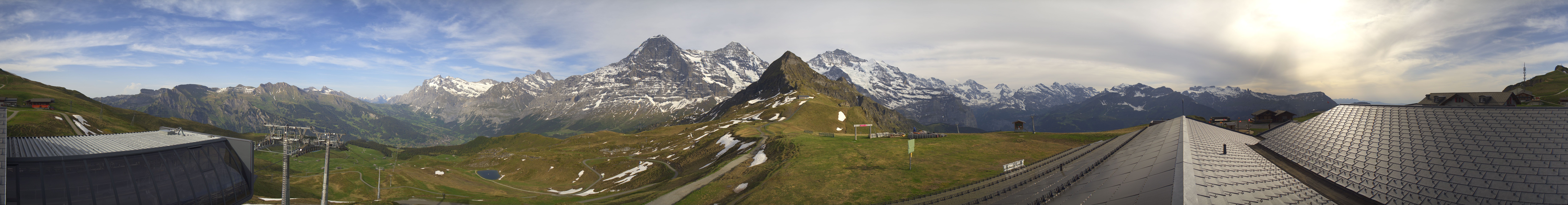 Archived image Webcam Panoramic view from the Männlichen
