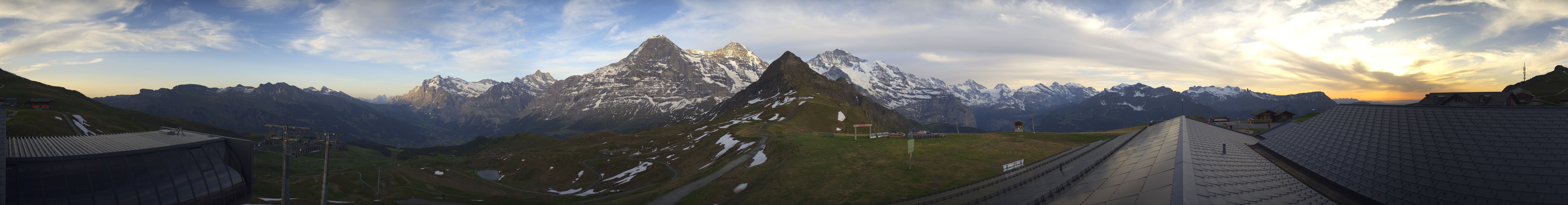 Archived image Webcam Panoramic view from the Männlichen