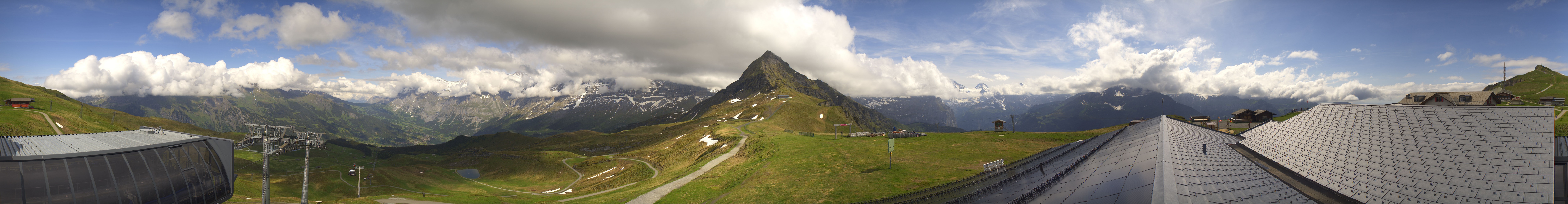 Archived image Webcam Panoramic view from the Männlichen