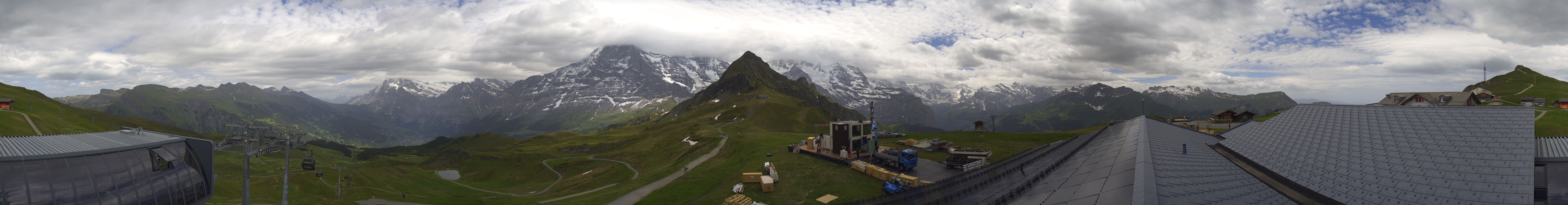 Archived image Webcam Panoramic view from the Männlichen
