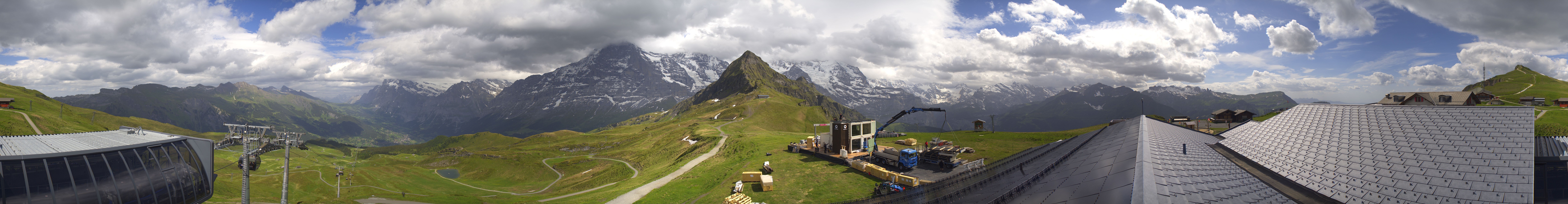 Archived image Webcam Panoramic view from the Männlichen