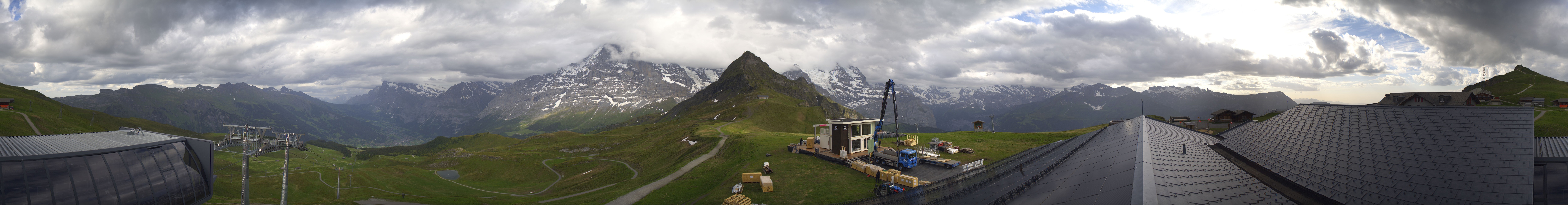 Archived image Webcam Panoramic view from the Männlichen