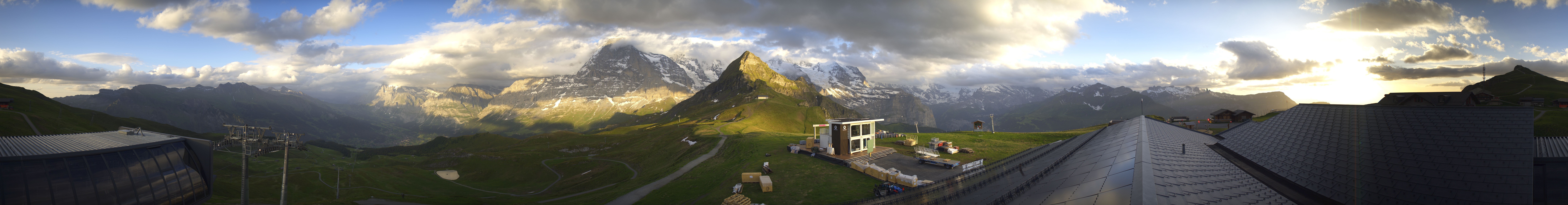 Archived image Webcam Panoramic view from the Männlichen