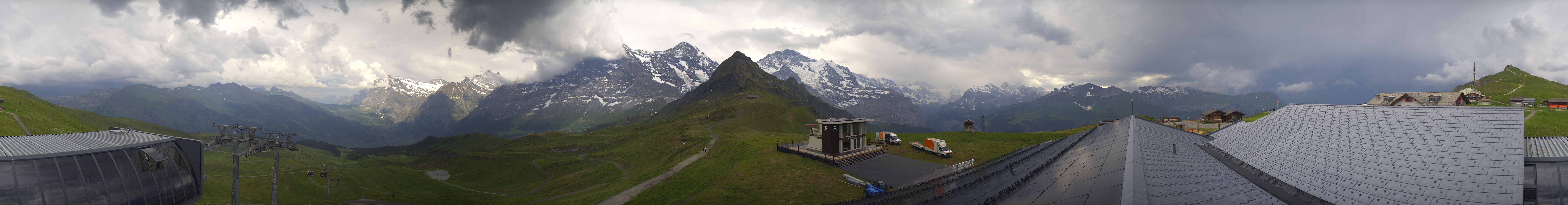 Archived image Webcam Panoramic view from the Männlichen