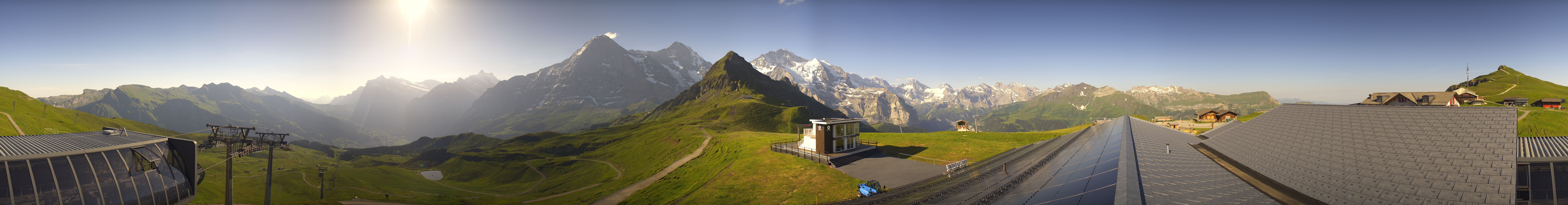 Archived image Webcam Panoramic view from the Männlichen