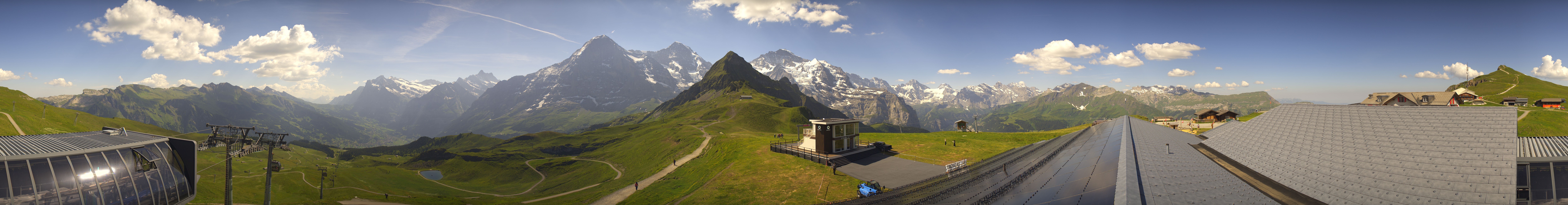Archived image Webcam Panoramic view from the Männlichen