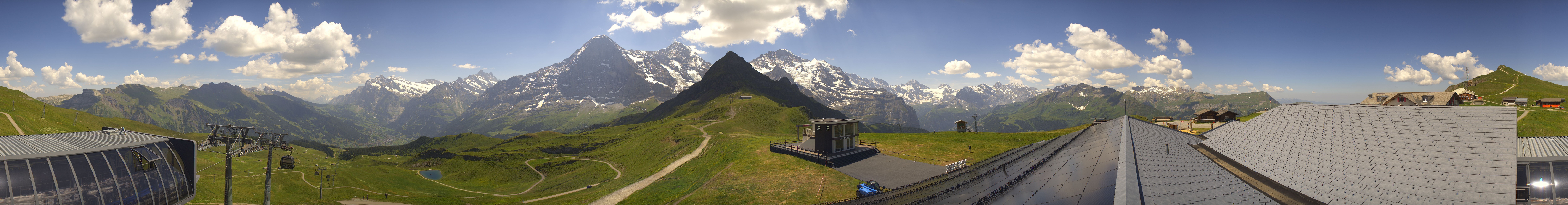 Archived image Webcam Panoramic view from the Männlichen
