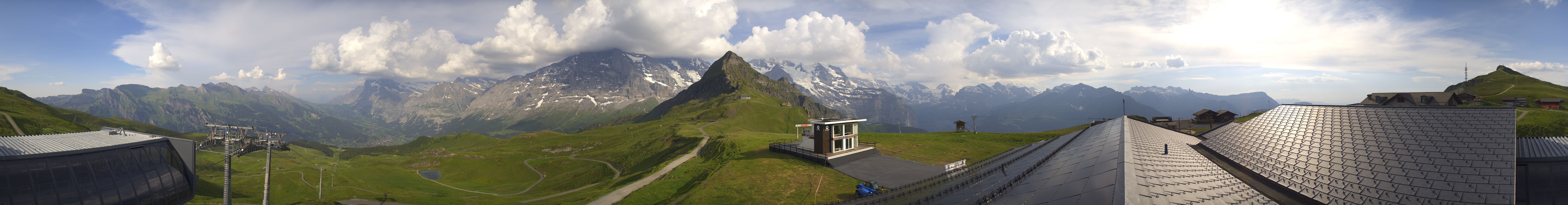 Archived image Webcam Panoramic view from the Männlichen