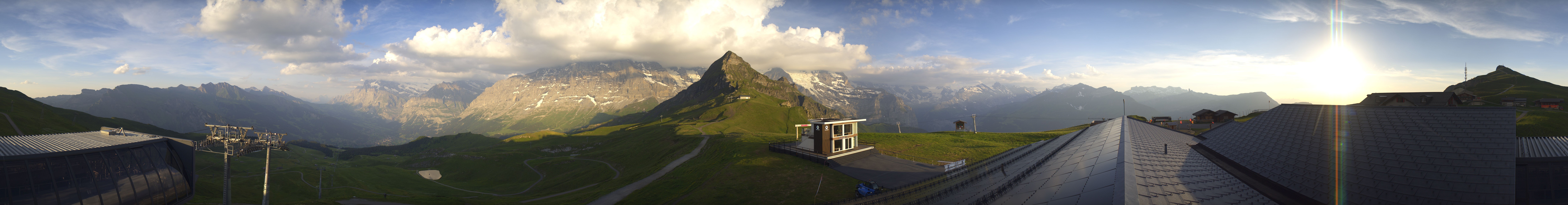Archived image Webcam Panoramic view from the Männlichen