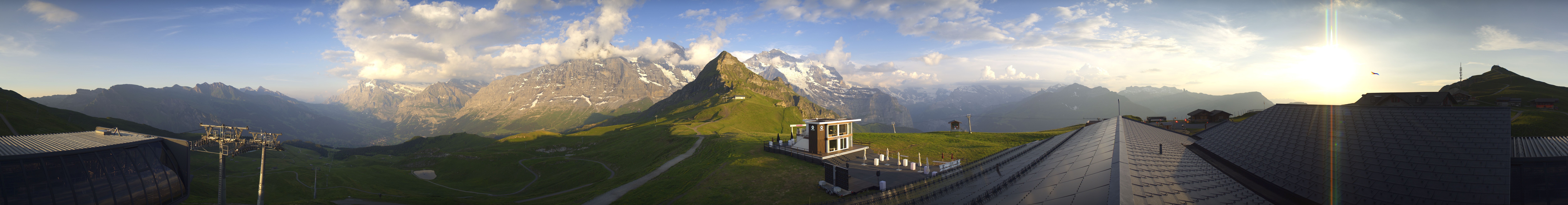 Archived image Webcam Panoramic view from the Männlichen