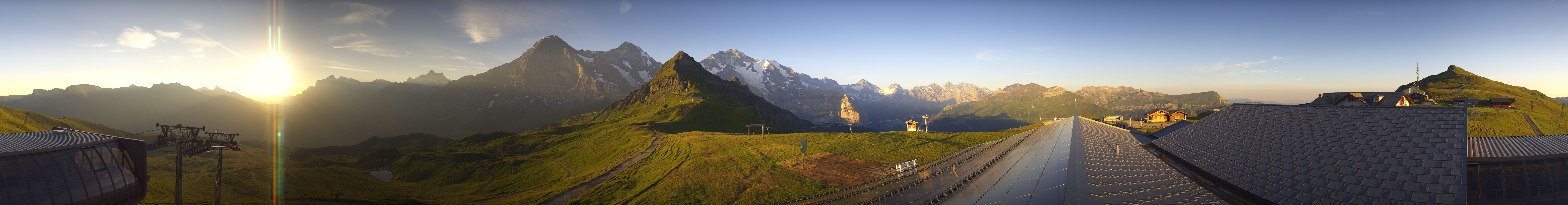 Archived image Webcam Panoramic view from the Männlichen