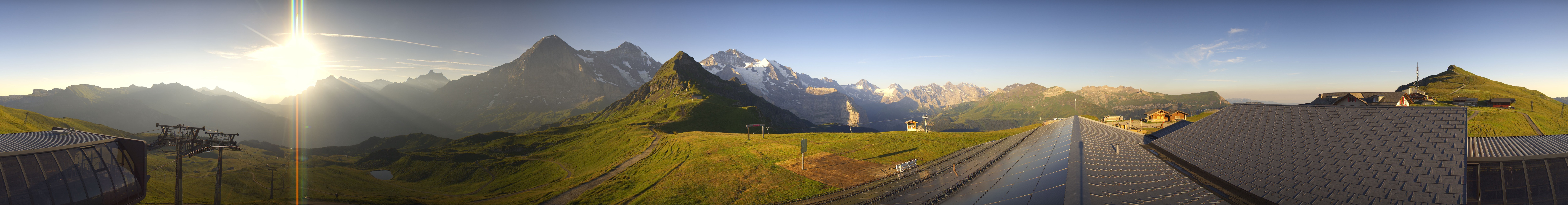 Archived image Webcam Panoramic view from the Männlichen