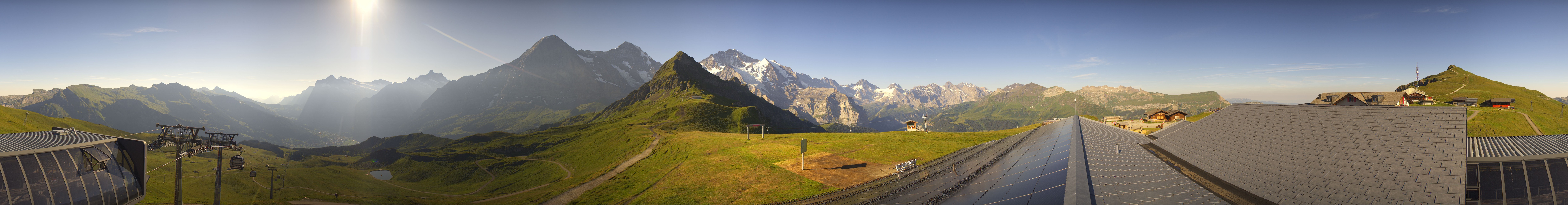 Archived image Webcam Panoramic view from the Männlichen