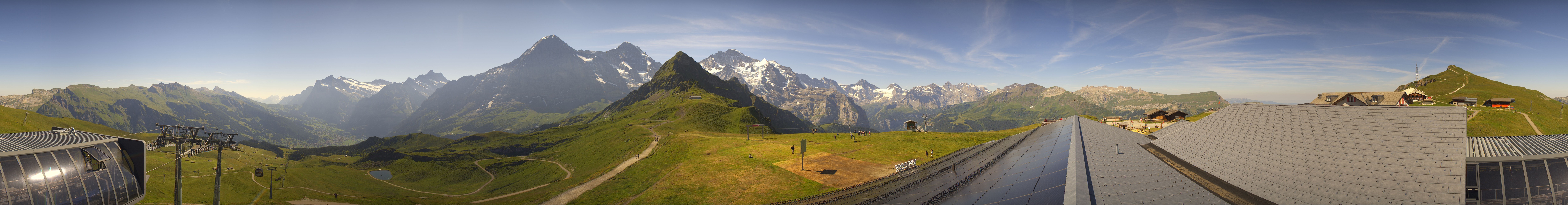 Archived image Webcam Panoramic view from the Männlichen