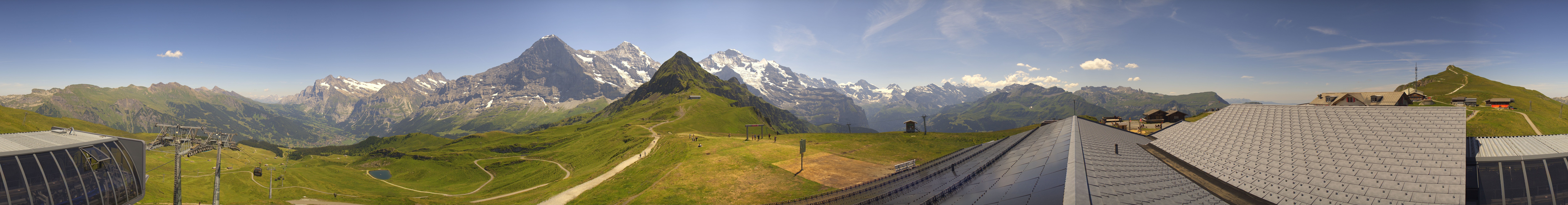 Archived image Webcam Panoramic view from the Männlichen