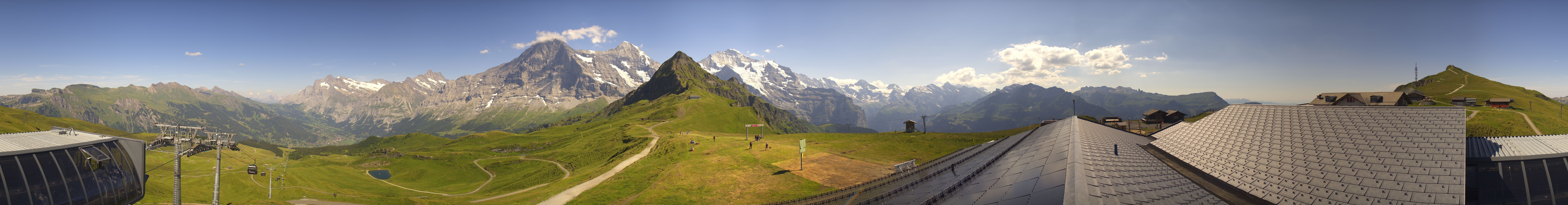Archived image Webcam Panoramic view from the Männlichen
