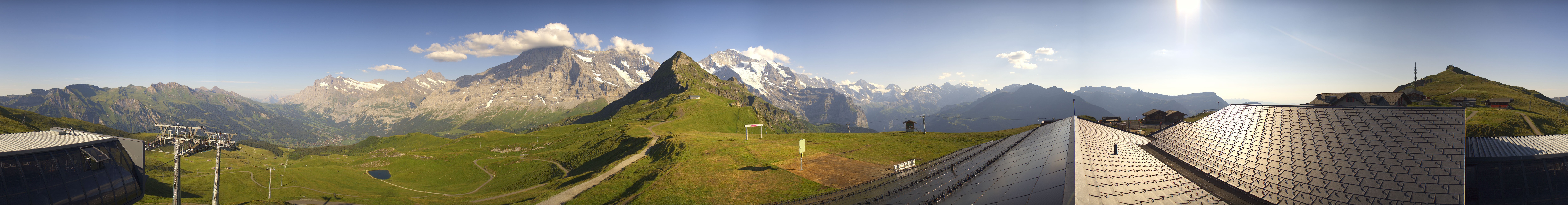 Archived image Webcam Panoramic view from the Männlichen