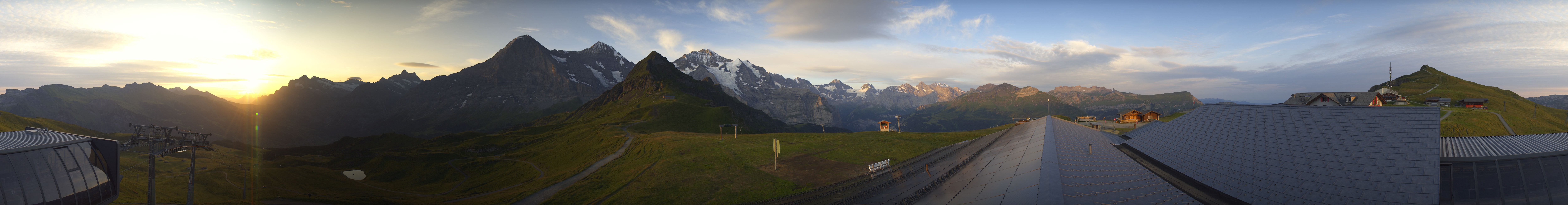 Archived image Webcam Panoramic view from the Männlichen