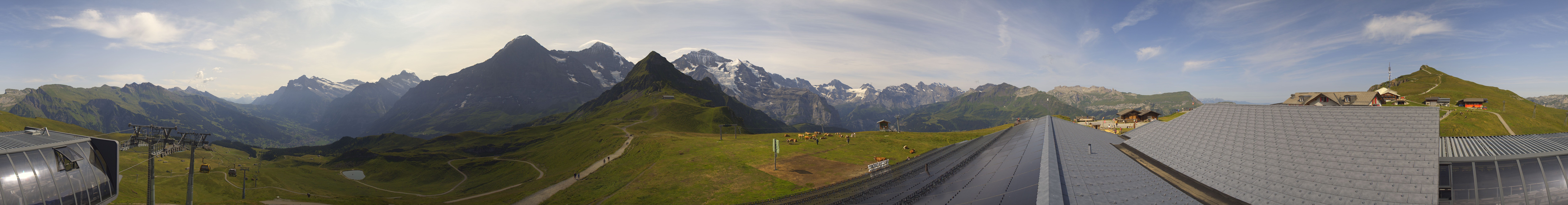 Archived image Webcam Panoramic view from the Männlichen