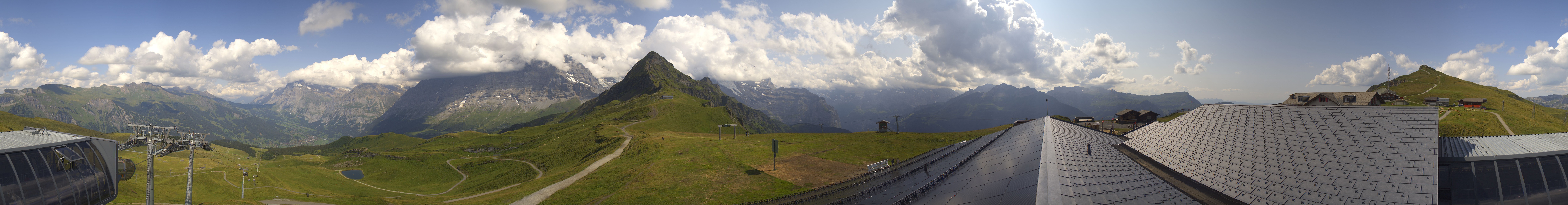 Archived image Webcam Panoramic view from the Männlichen