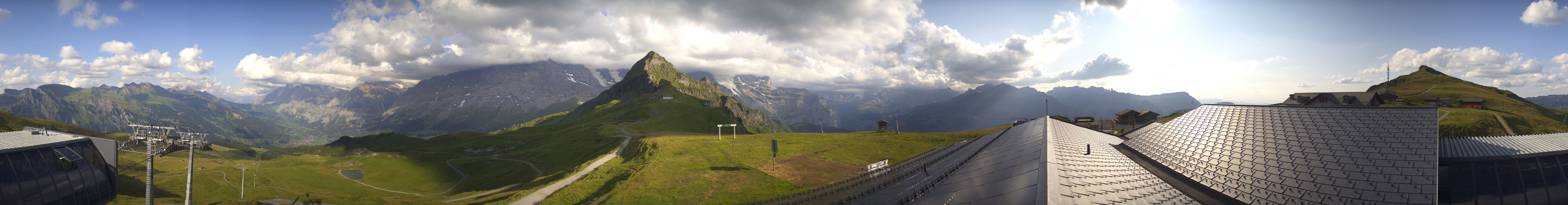 Archived image Webcam Panoramic view from the Männlichen