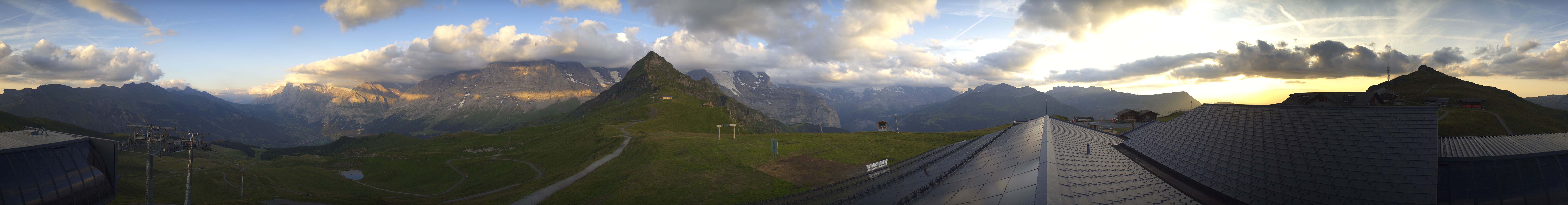 Archived image Webcam Panoramic view from the Männlichen